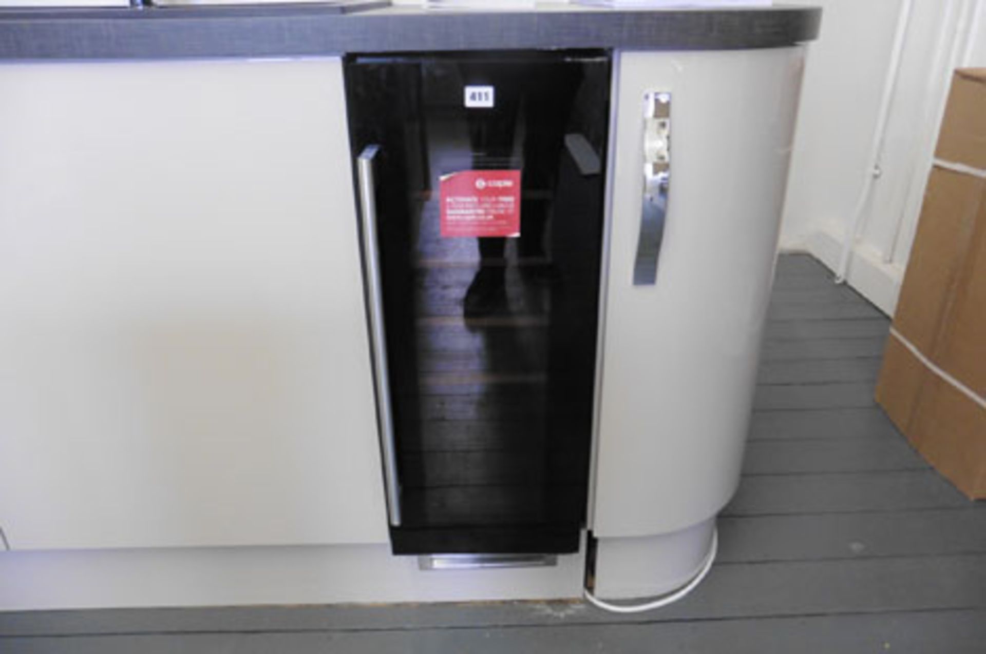 Caple glass-front wine fridge