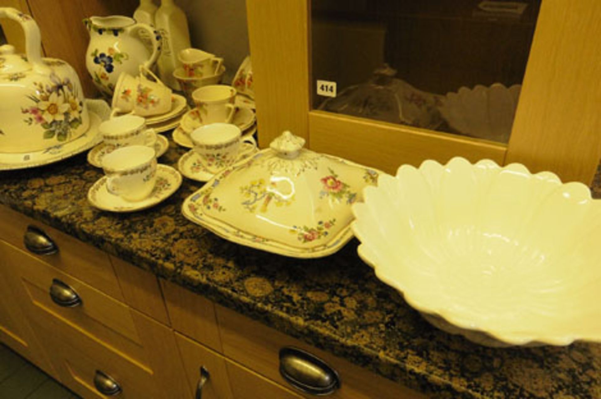 A collection of assorted crockery, jugs, teapot, etc - Image 2 of 3