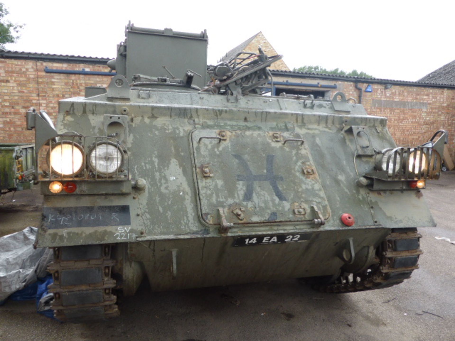 Alvis Ex British Army AFV439 armoured personnel carrier, comms and telephone exchange variant with - Image 10 of 11