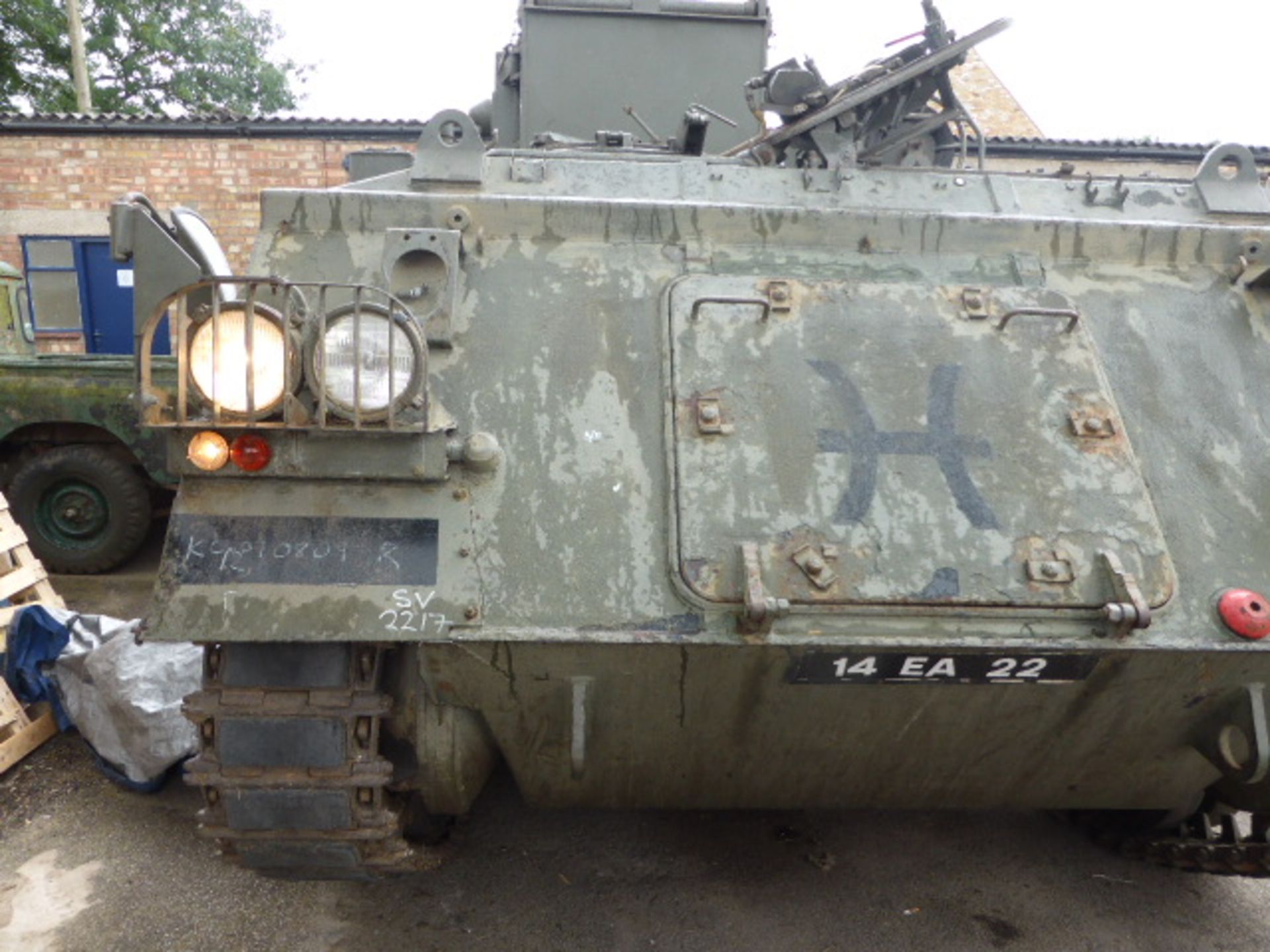 Alvis Ex British Army AFV439 armoured personnel carrier, comms and telephone exchange variant with - Image 11 of 11