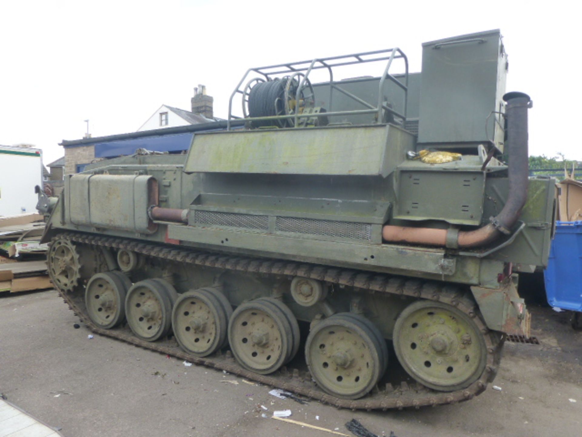 Alvis Ex British Army AFV439 armoured personnel carrier, comms and telephone exchange variant with