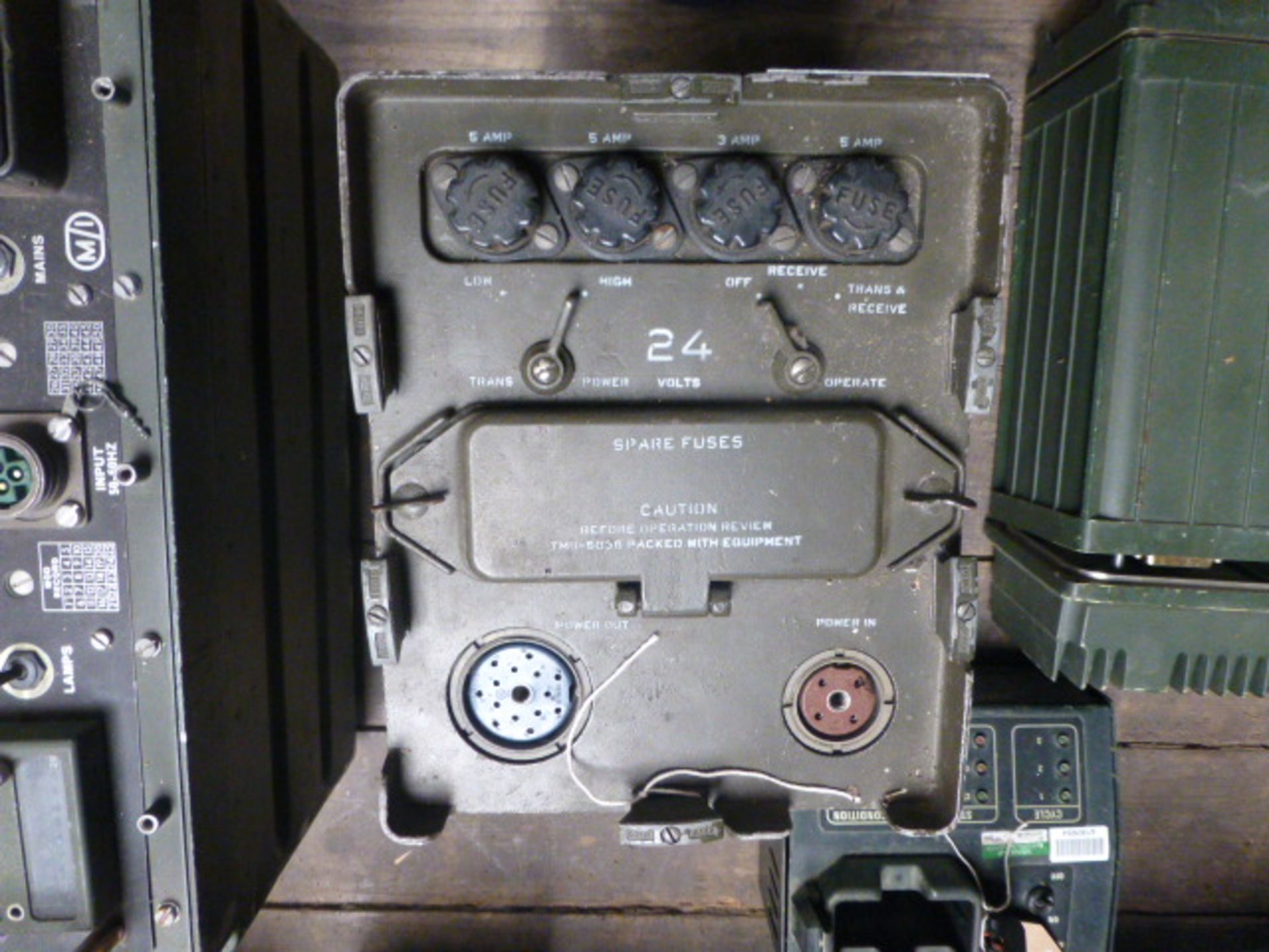 Ex US army GRC radio 24V power supply