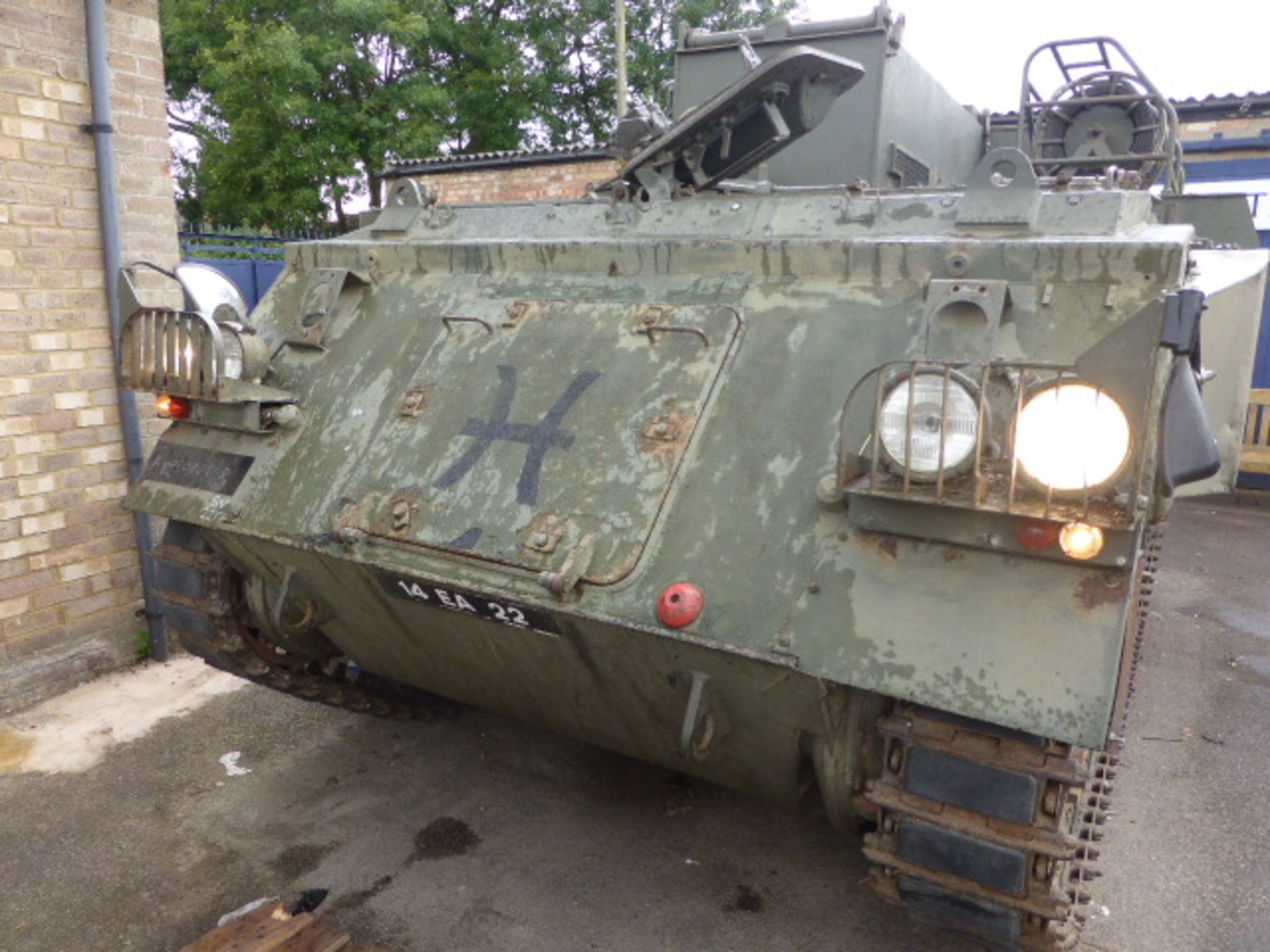 Alvis Ex British Army AFV439 armoured personnel carrier, comms and telephone exchange variant with - Image 9 of 11