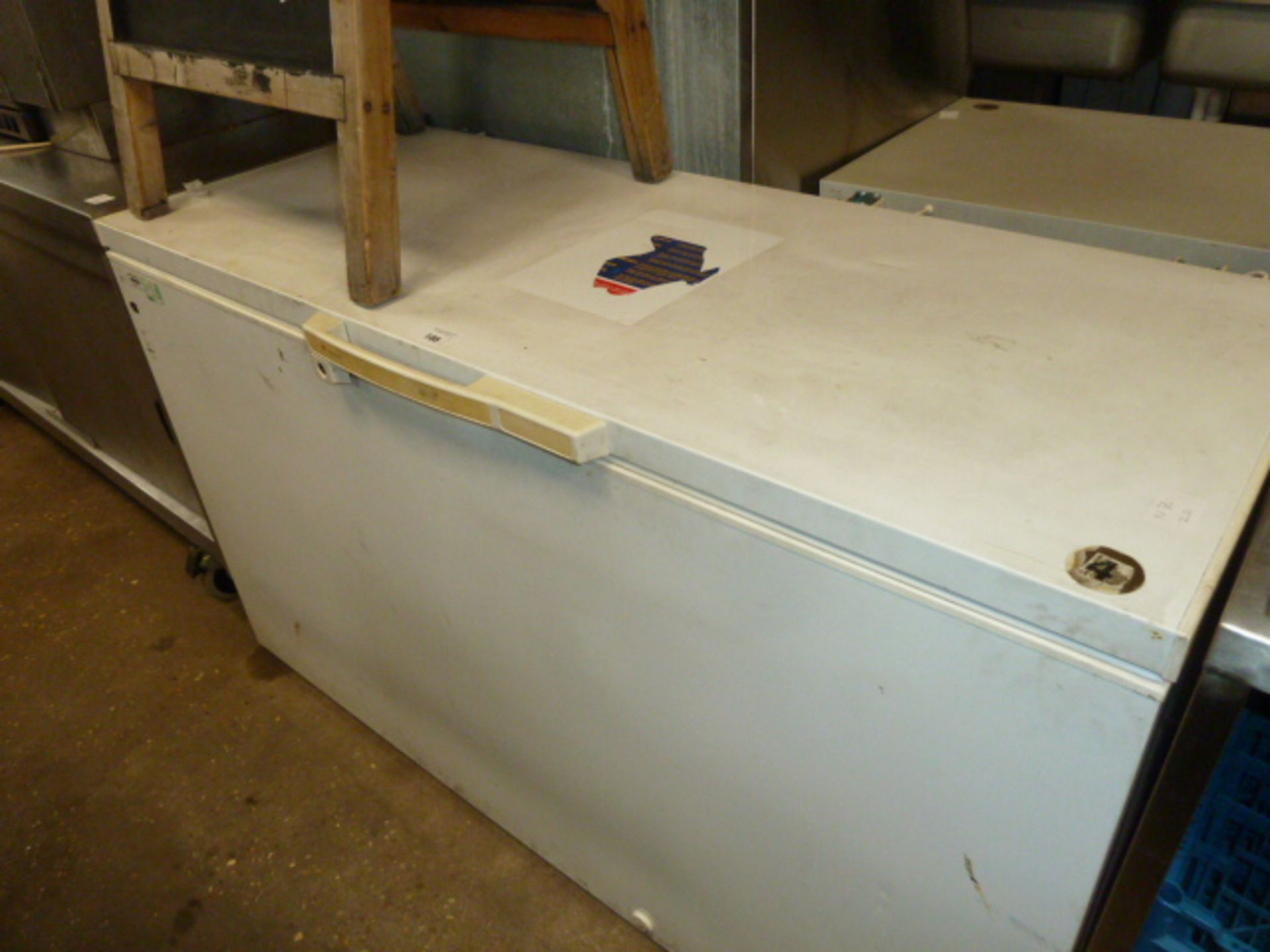 150cm Caravell white chest freezer