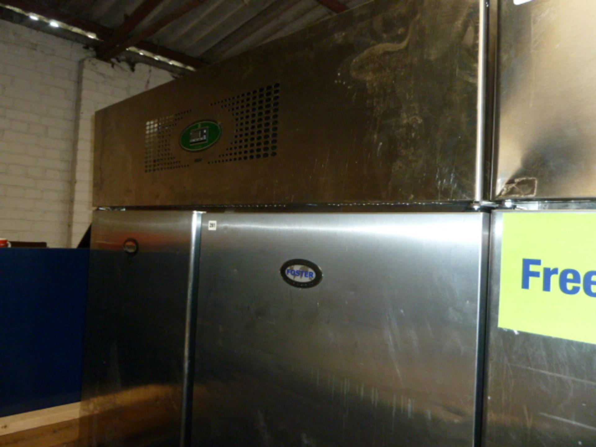 (27) 140cm Foster 2 door freezer