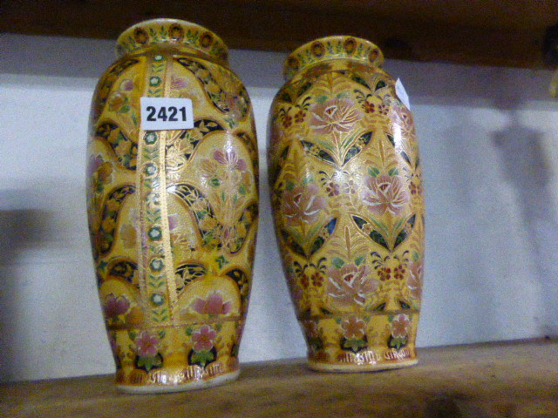 Two pottery vases