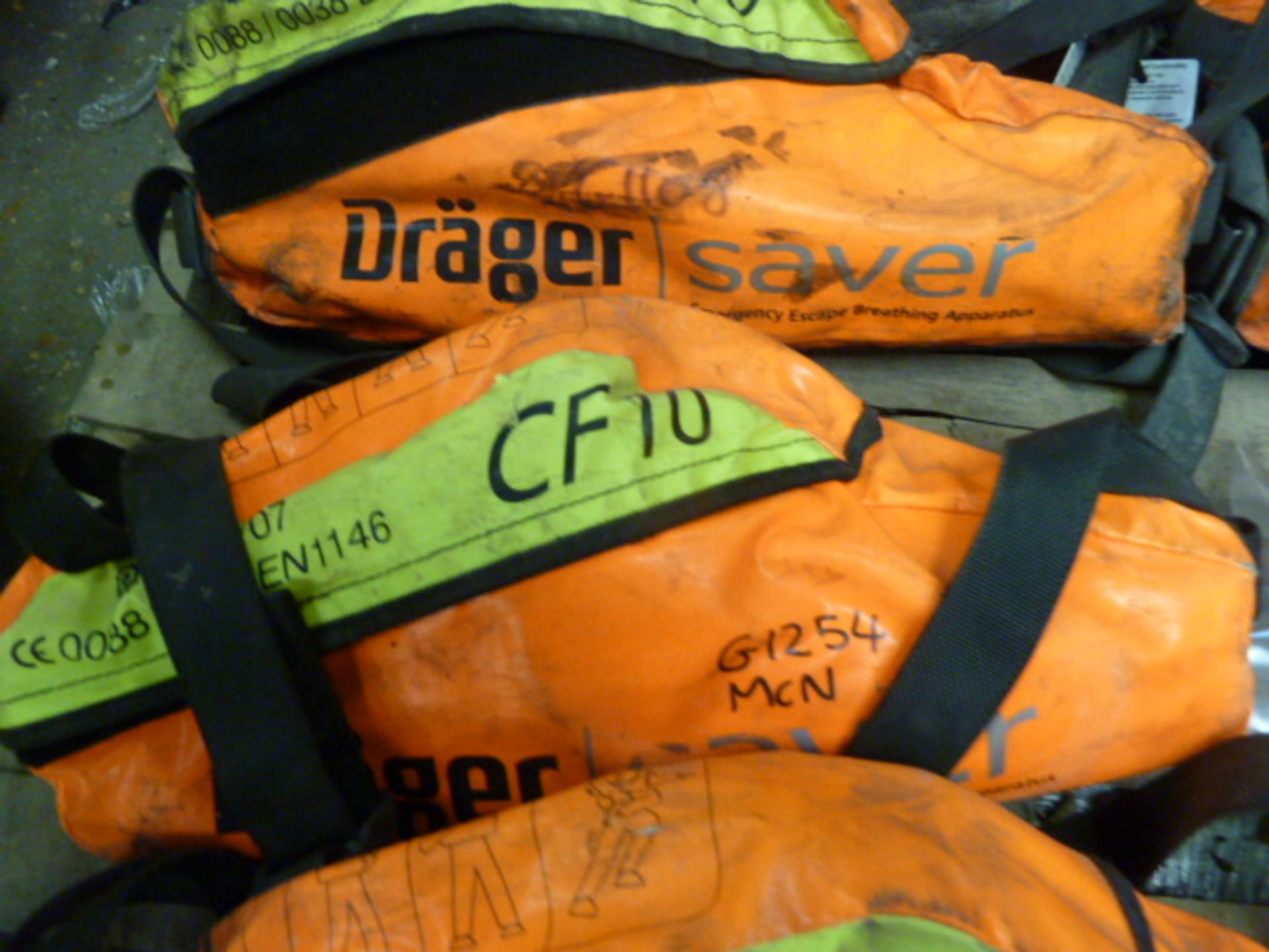 Drager CF10 emergency escape breathing apparatus with no certification