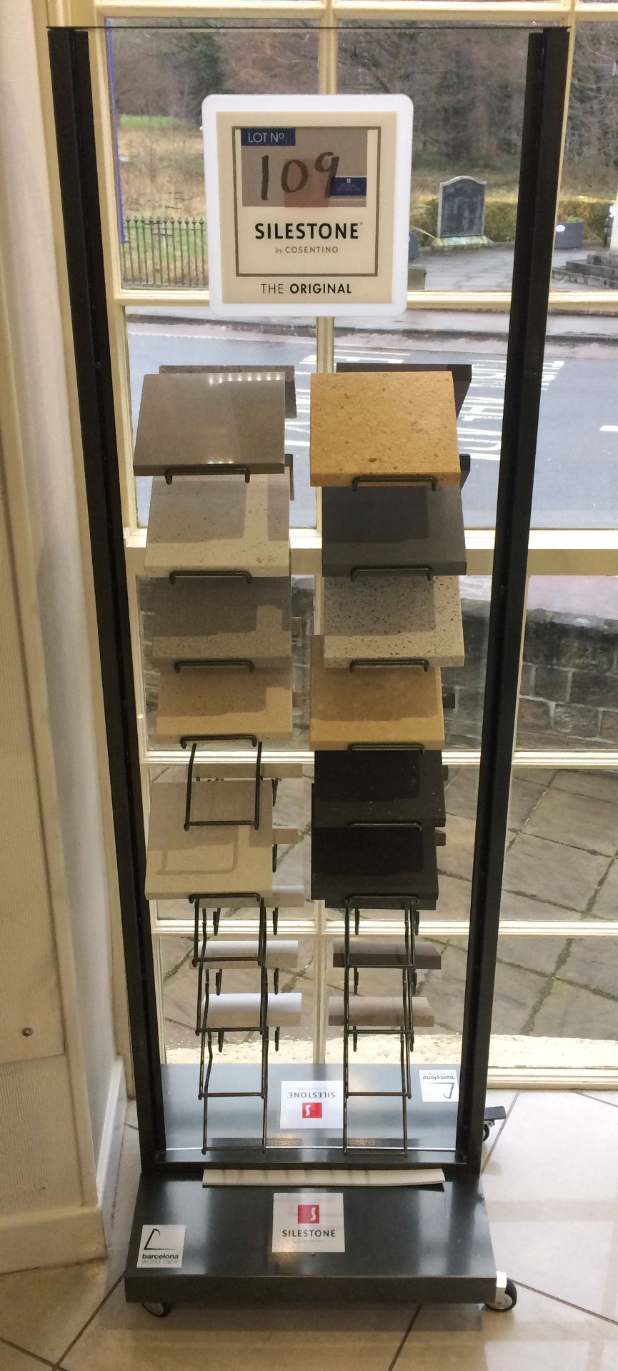 A Cosentino Silestone Display Stand and Samples.