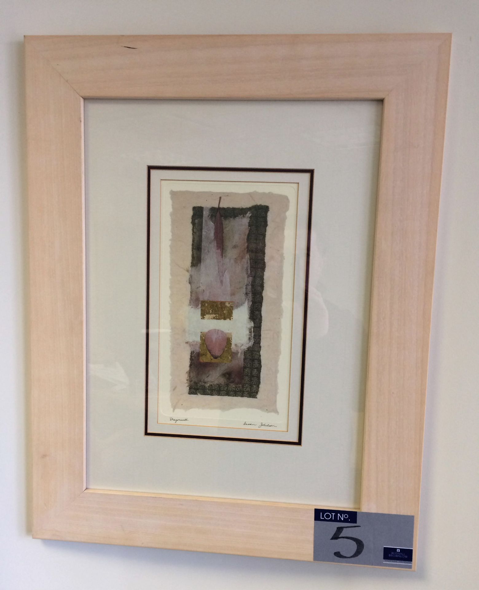 A Framed Print-Dragonwell by Andrew Irkelson, 515 x 660mm.