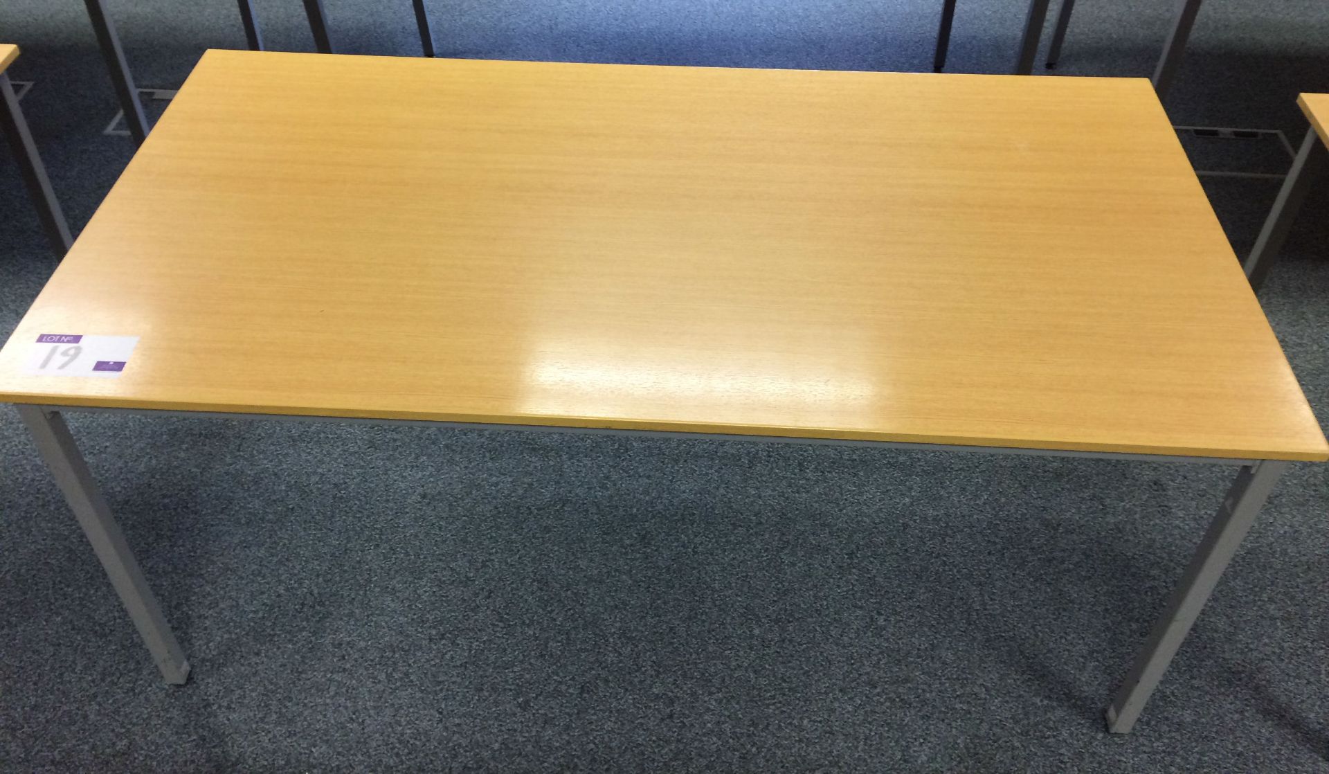 An Office Table, 1600 x 800 x 710mm h.