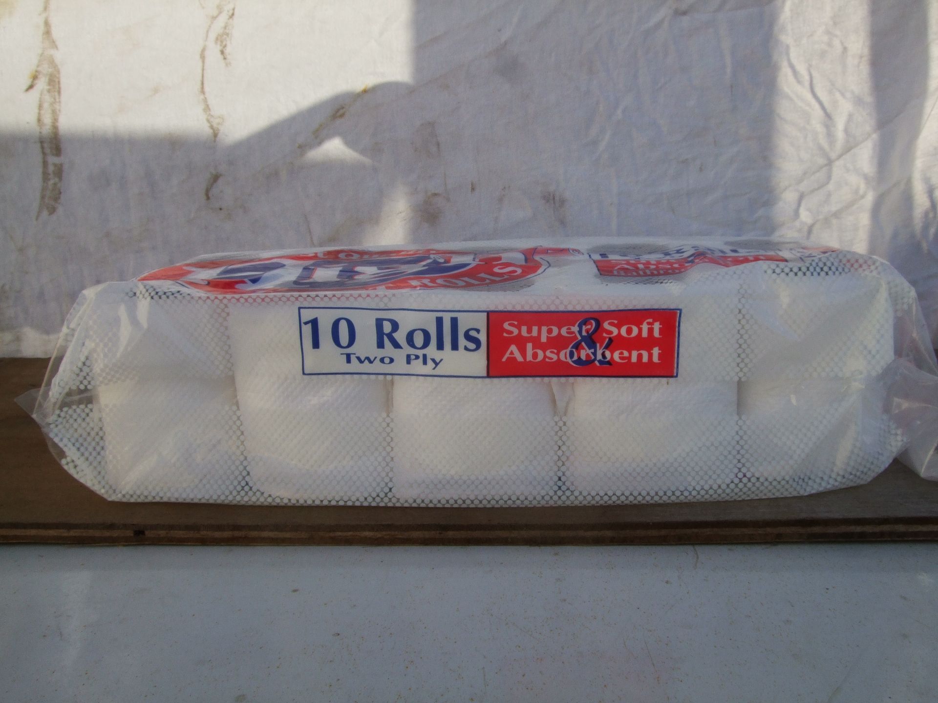 1 pallet consisting of -  2,000 rolls of toilet paper 2 Ply super soft and absorbent toilet