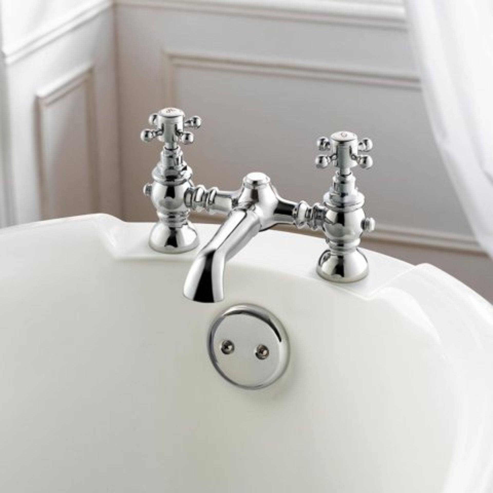 (A553) Victoria II Traditional Bath Mixer Tap. RRP £153.99. Our great range of traditional taps - Image 5 of 5