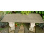 Garden Stone Bench