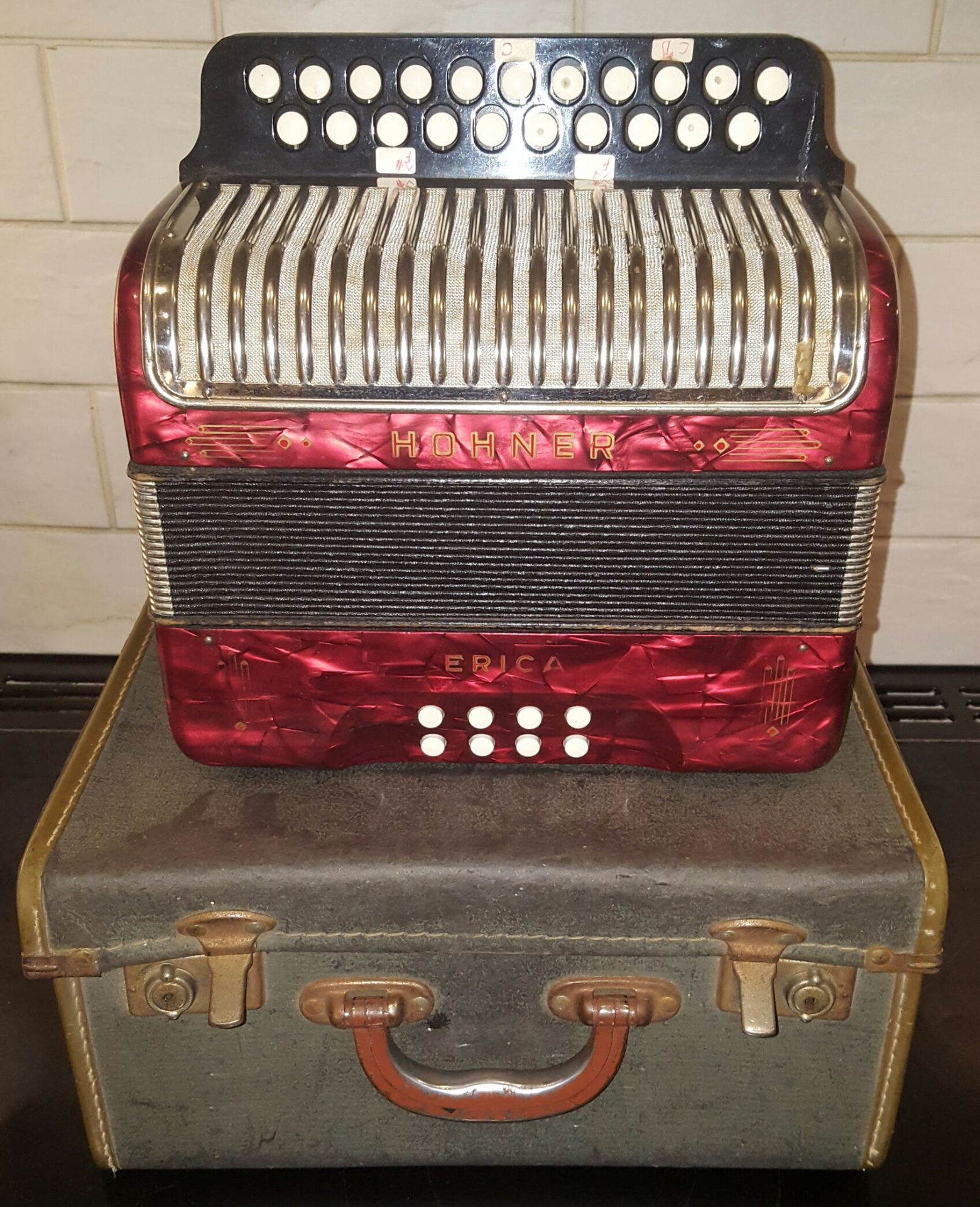 Piano Accordion Hohner Erica