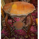 Vintage Wooden Hall or Conservatory Table