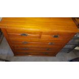 Vintage Satin Wood Set Of Drawers