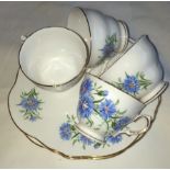 Staffordshire China Tea Cups