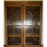 Oak Display Cabinet