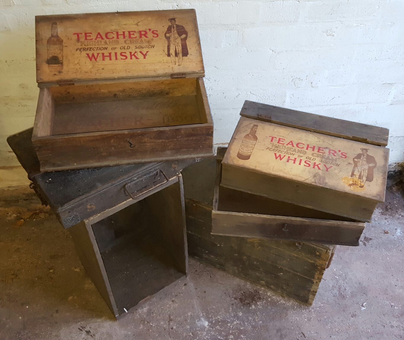 Vintage Wooden Boxes