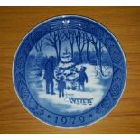 Set of 6 Copenhagen Collectors Plates