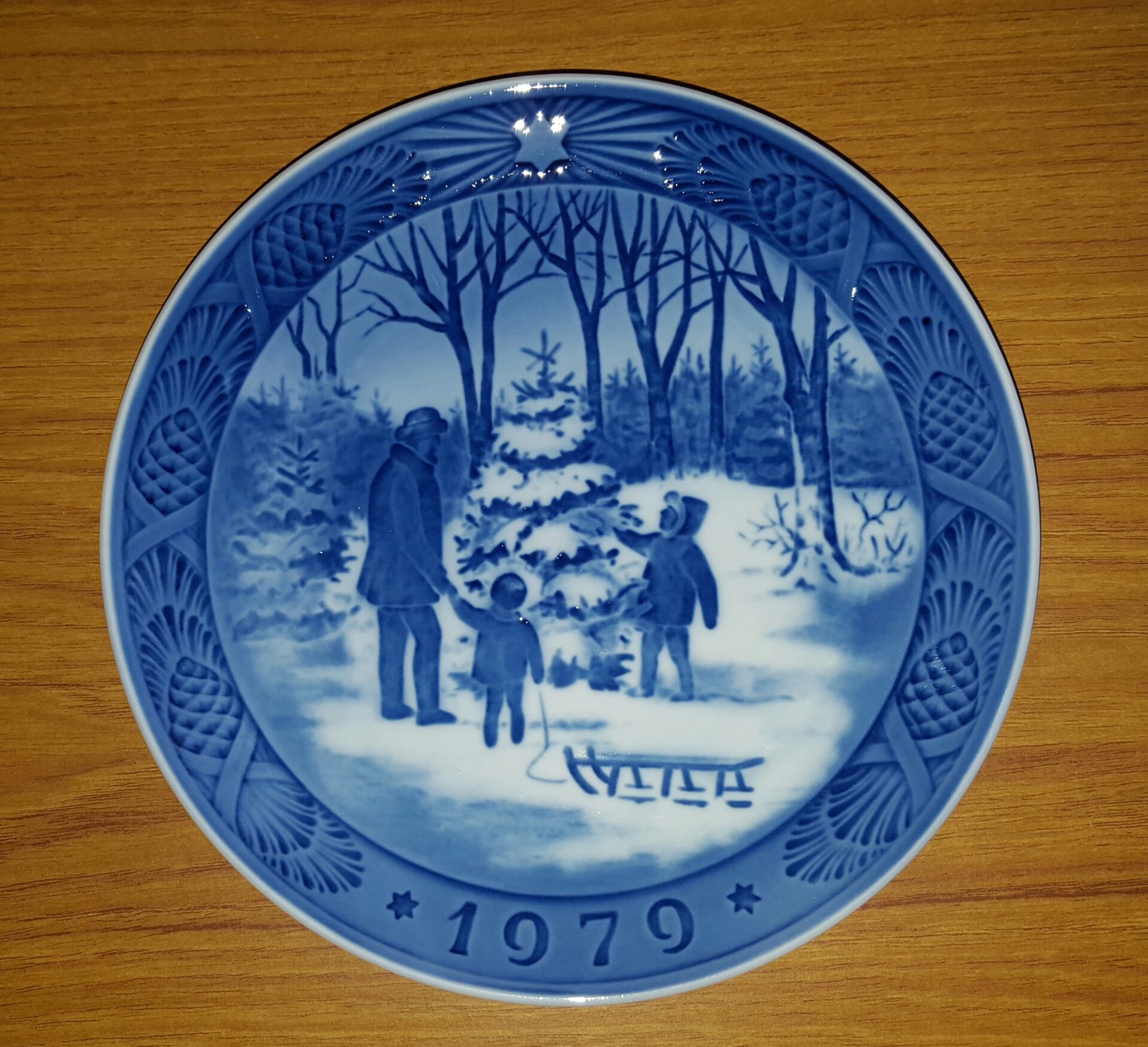 Set of 6 Copenhagen Collectors Plates