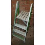 Set of Wooden Step Ladders