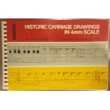 Book Historic Carriage Drawings in 4mm Scale 1969 ***reserve reduced***