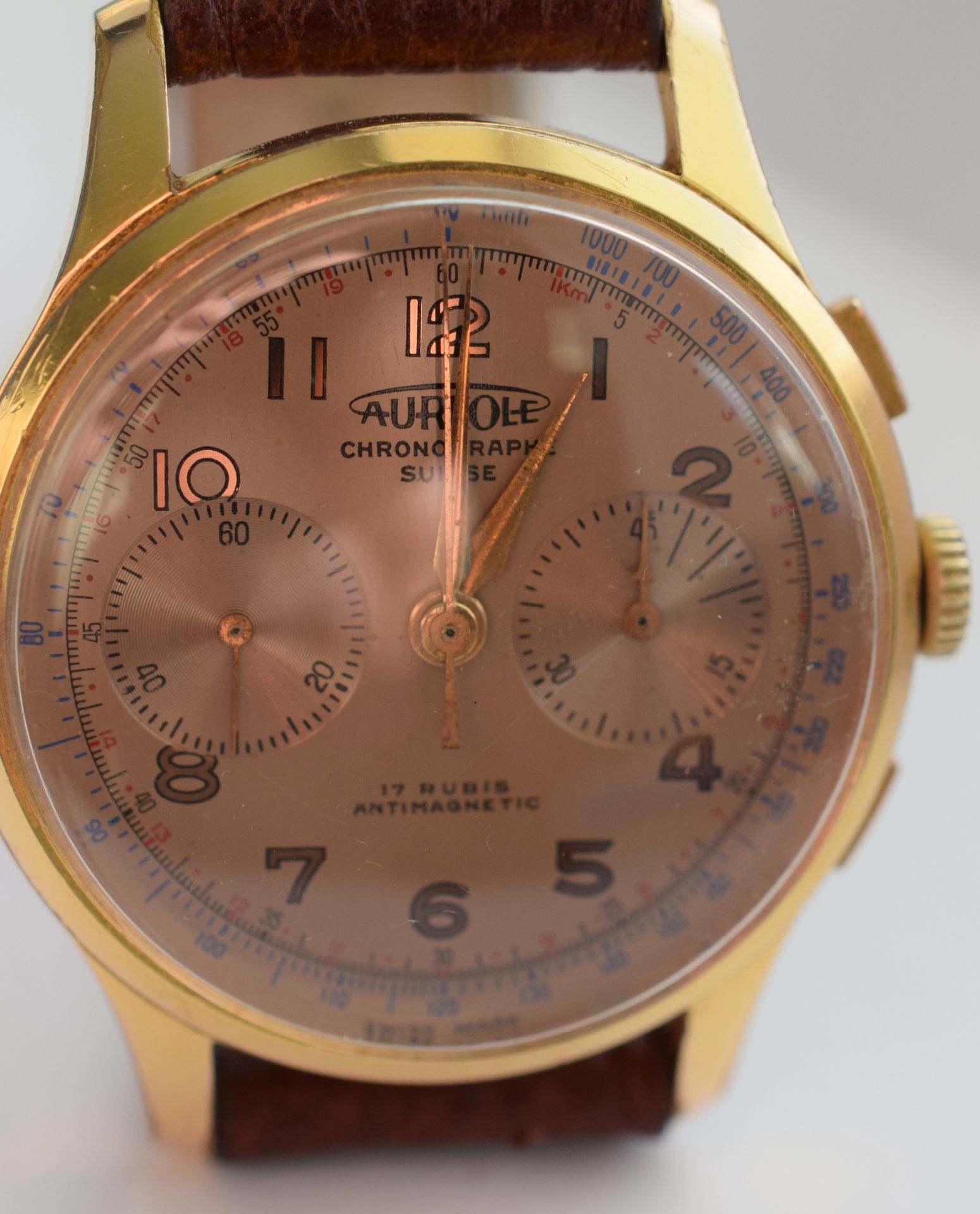 Vintage Aureole Chronograph With Landeron Movement c1958 ***RESERVE LOWERED*** - Image 4 of 9