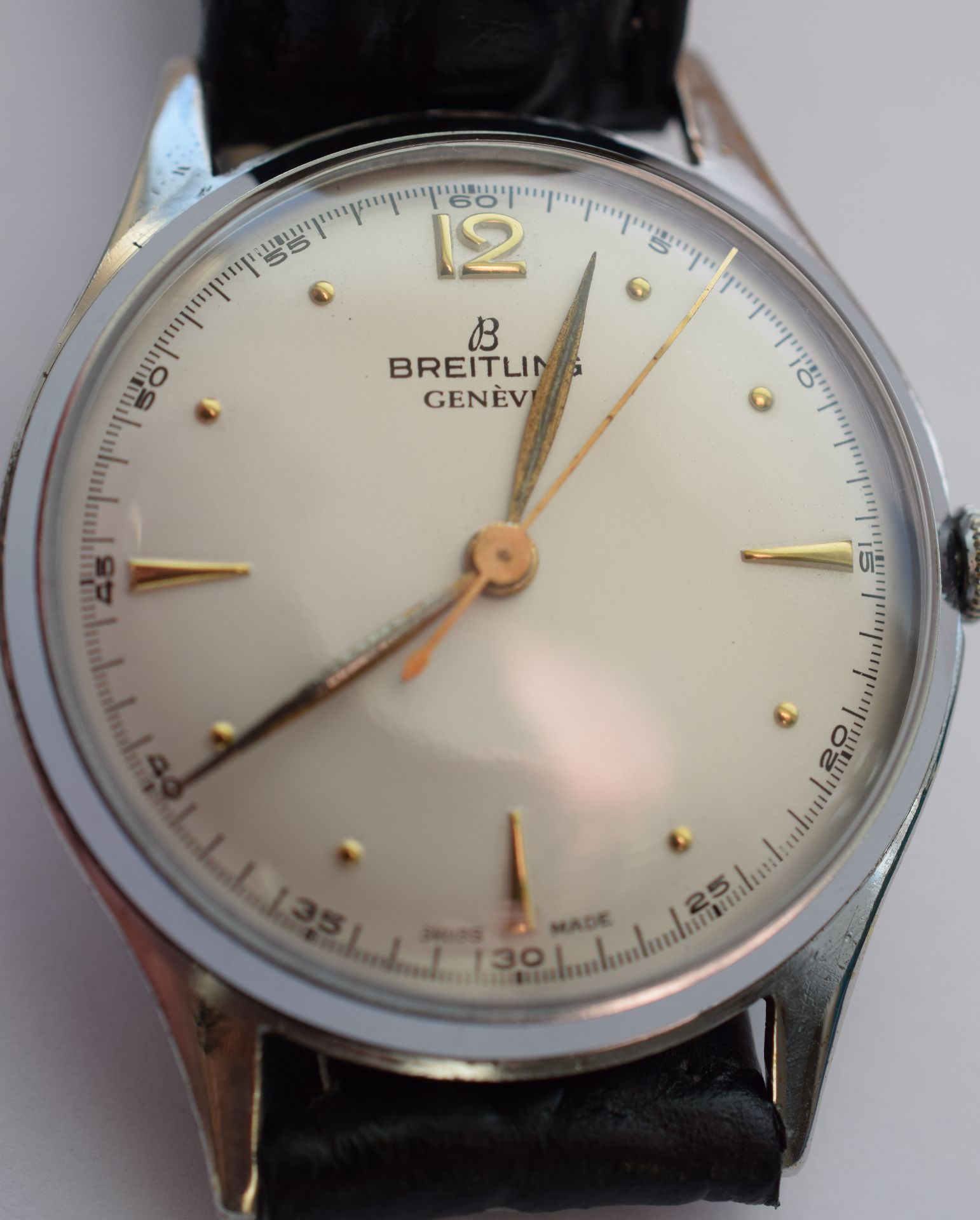 Vintage Breitling Geneve c1950s - Image 3 of 5