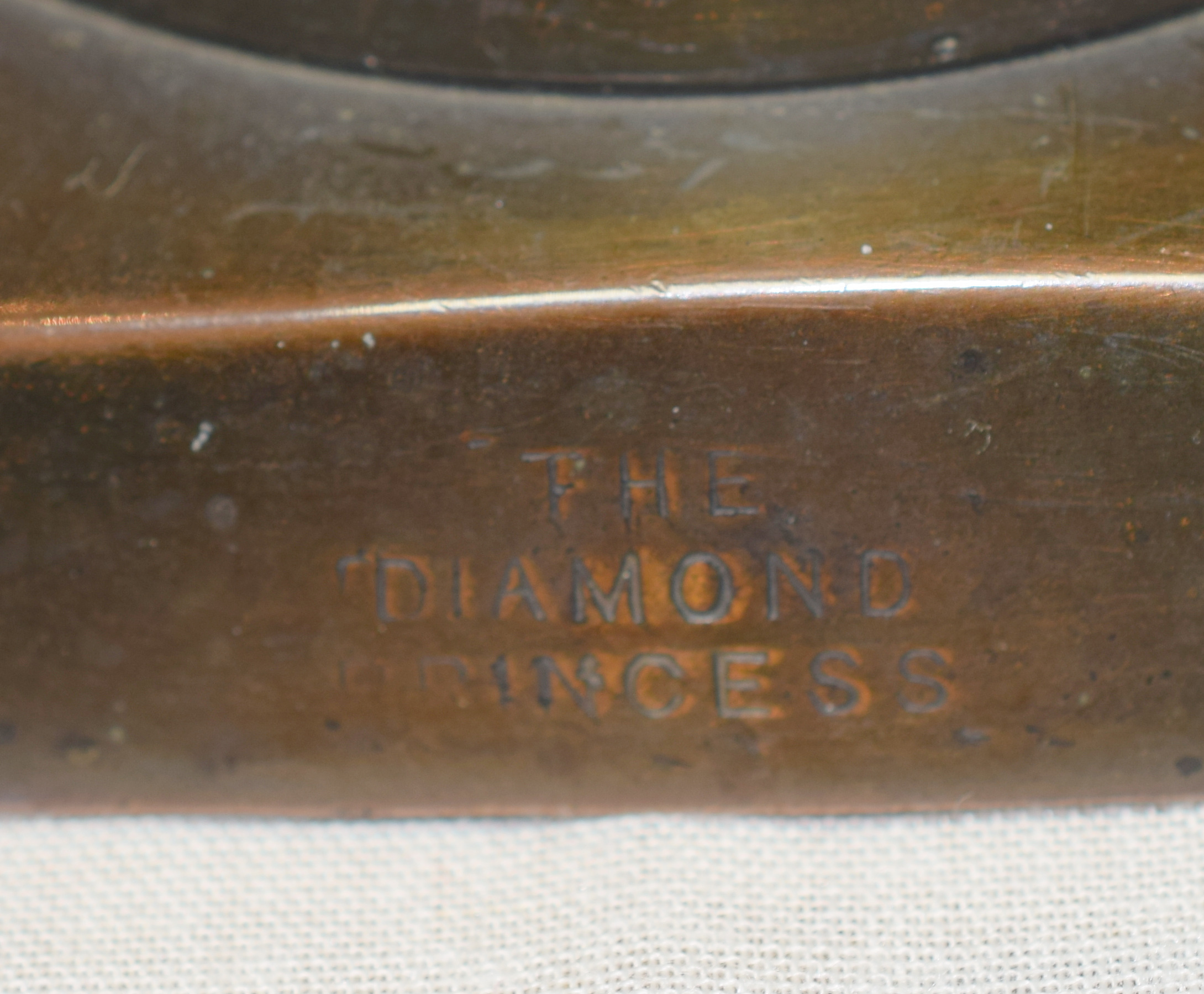 Rare Princess Diamond Bronzed Candlesticks With Rd For 1902 - Image 7 of 9