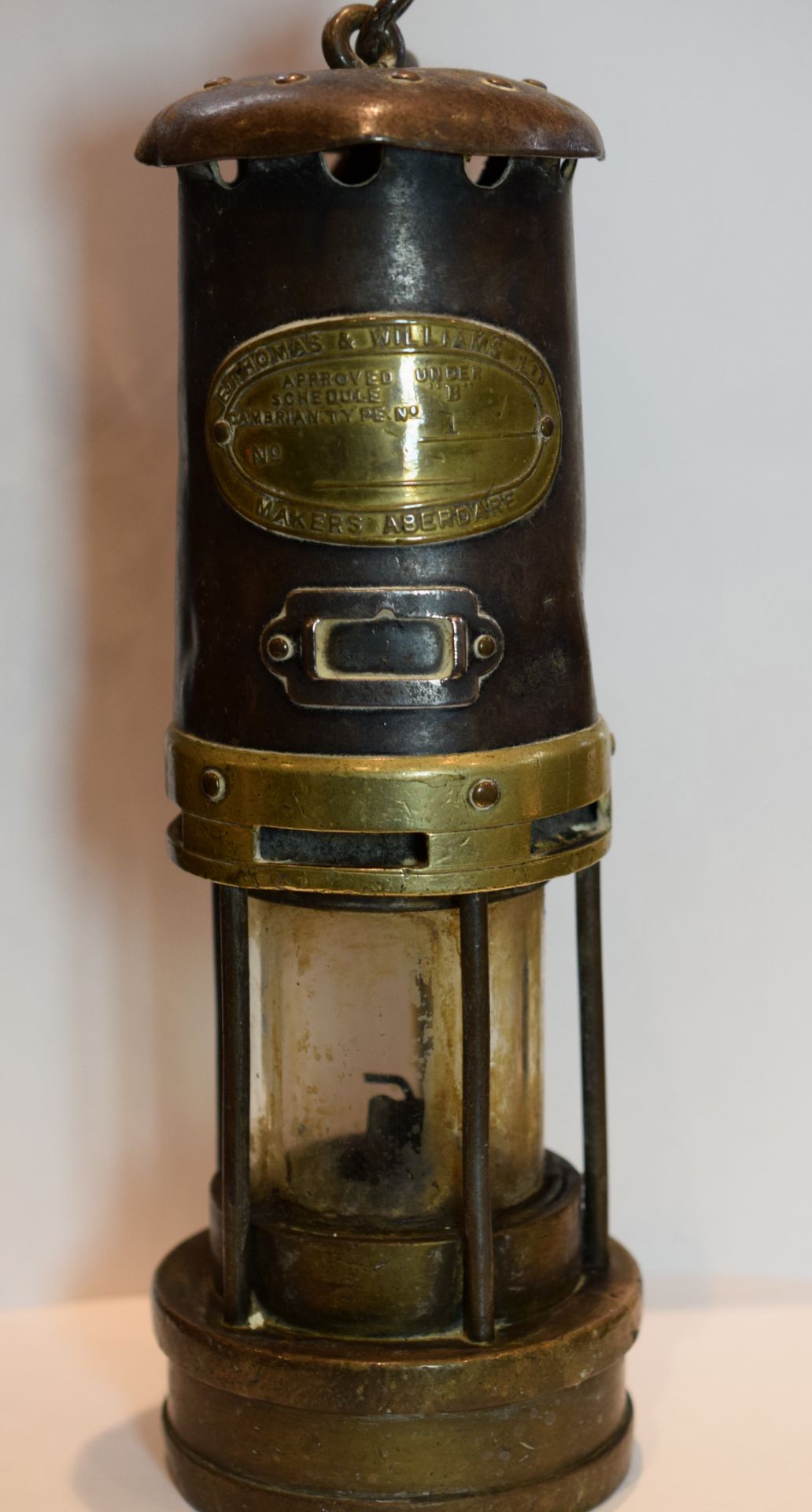 Aberdare Welsh Miner's Lamp Thomas & Williams - Image 6 of 6