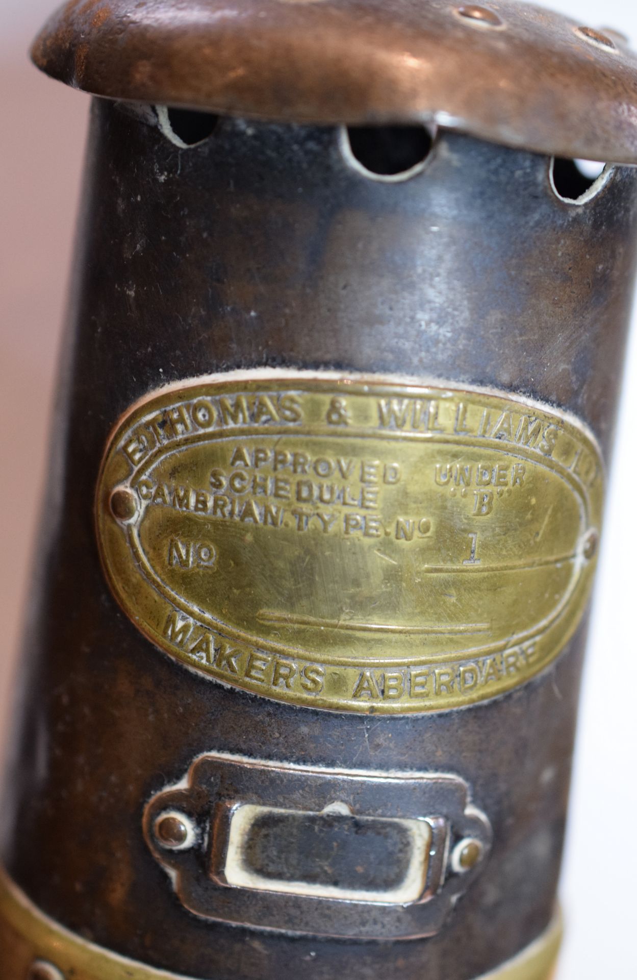 Aberdare Welsh Miner's Lamp Thomas & Williams - Image 2 of 6