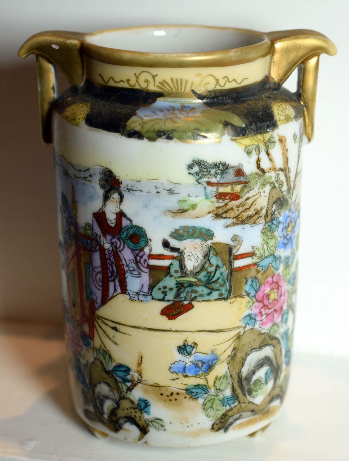 Noritake Hand Painted Vase c1920s NO RESERVE!