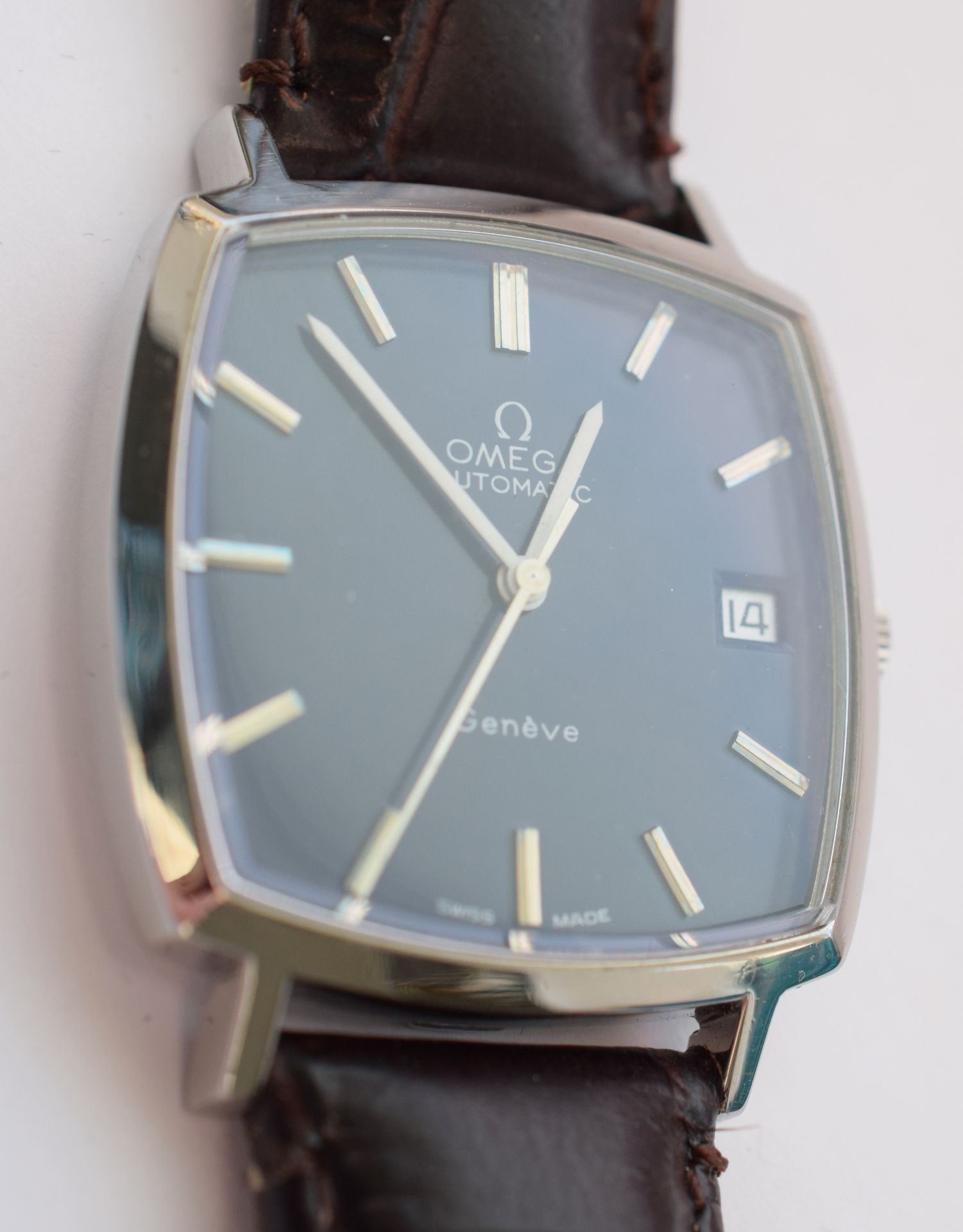 Omega Geneve c1973 With Rare Square Blue Dial ***RESERVE LOWERED 20.01.17*** - Image 4 of 9