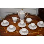 Minton Art Deco Coffee Set Hand Painted c1920's