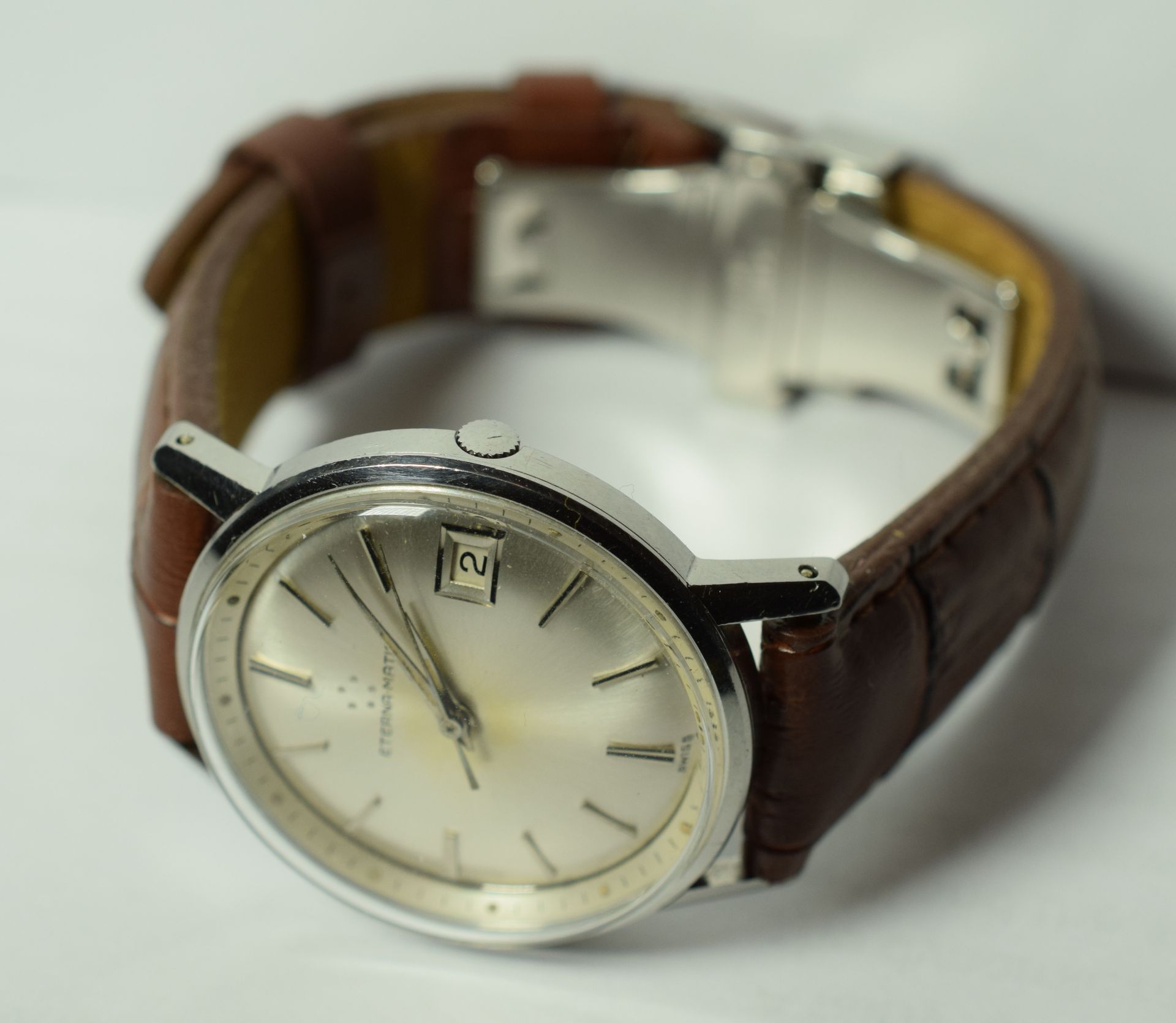 Vintage Eternamatic Automatic Gentleman's Wristwatch With Date - Image 2 of 7