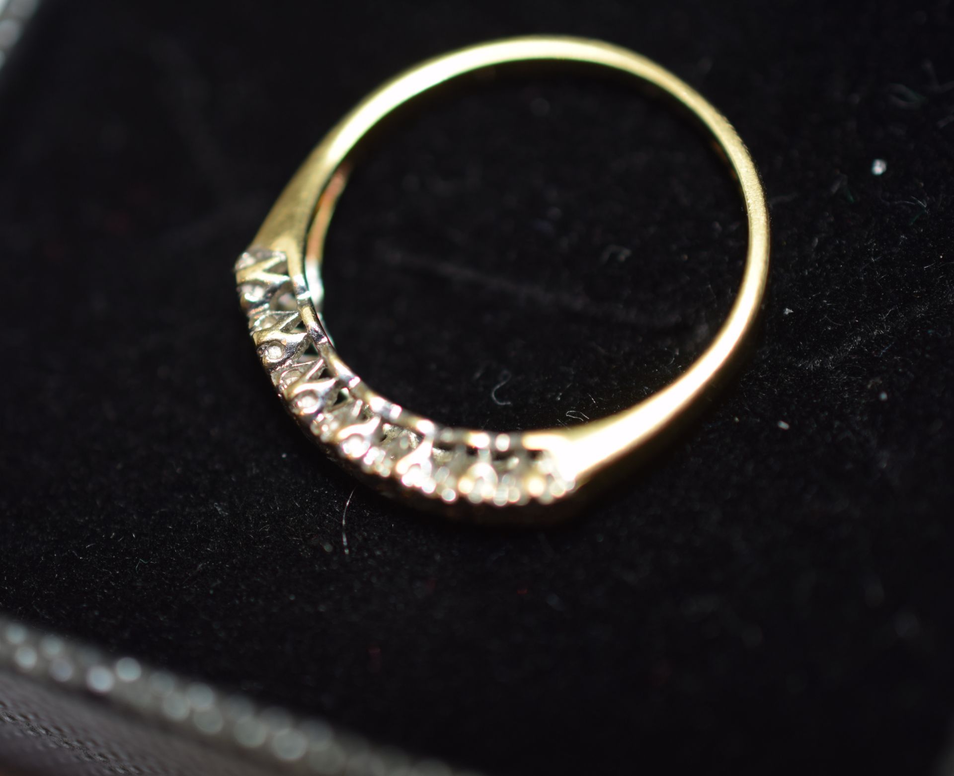 Diamond Eternity Ring 9ct Gold NO RESERVE! - Image 3 of 4