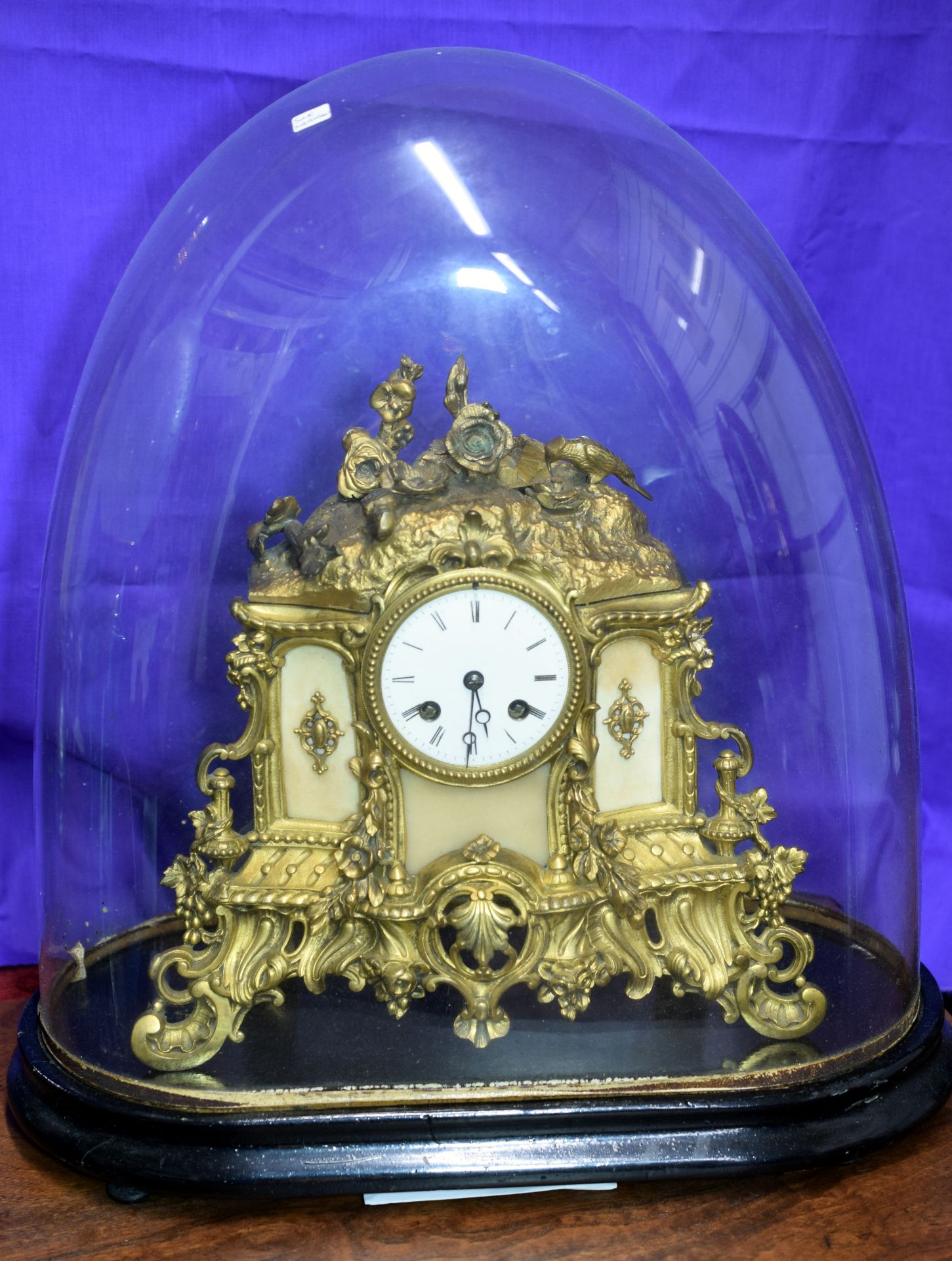 Large Victorian French Domed Clock c1840s - Image 3 of 5