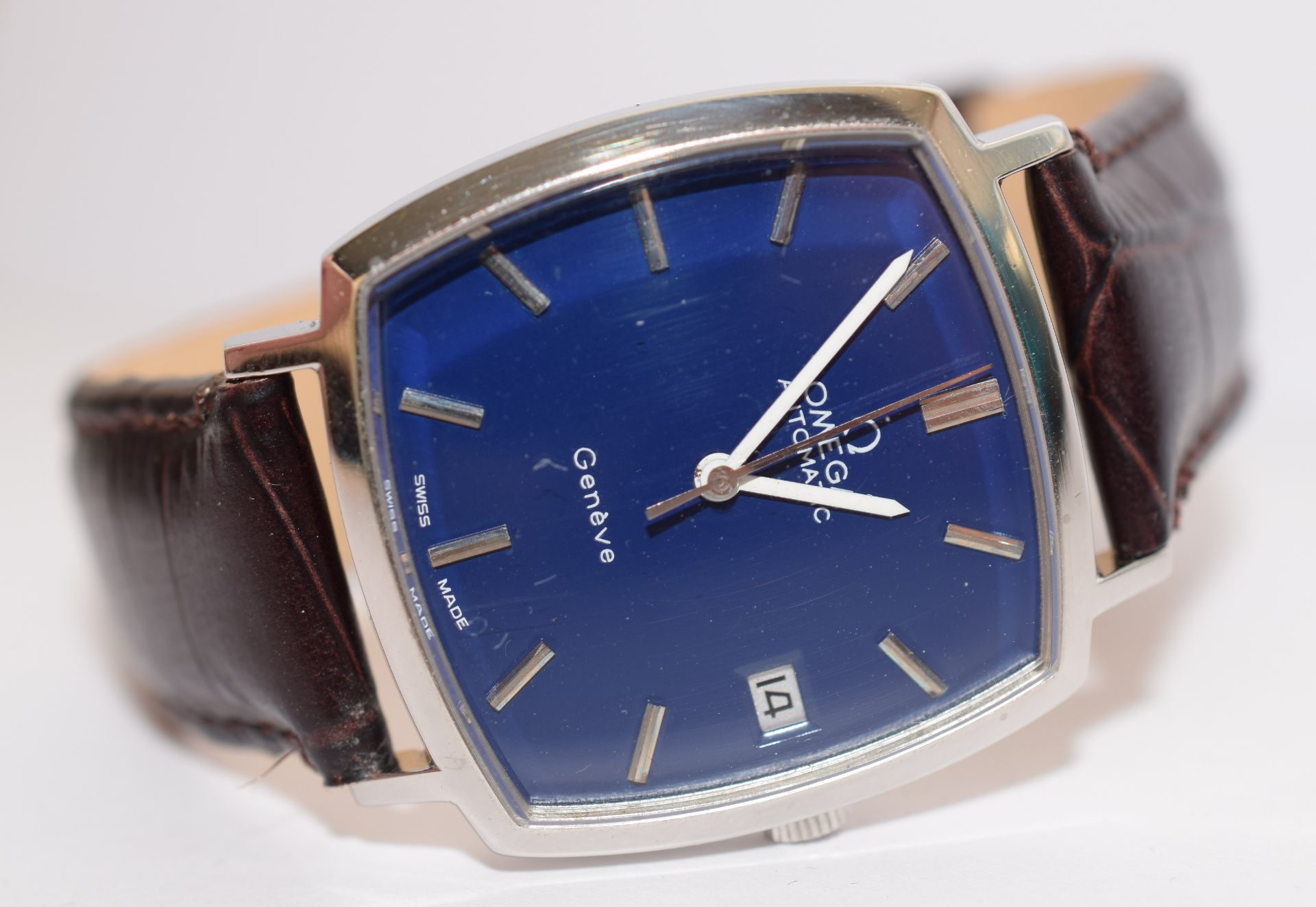 Omega Geneve c1973 With Rare Square Blue Dial ***RESERVE LOWERED 20.01.17*** - Image 6 of 9