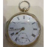 J.G.Graves Of Sheffield Silver Pocket Watch