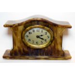 Art Deco Faux Tortoiseshell Clock £10 STARTING BID & NO RESERVE!