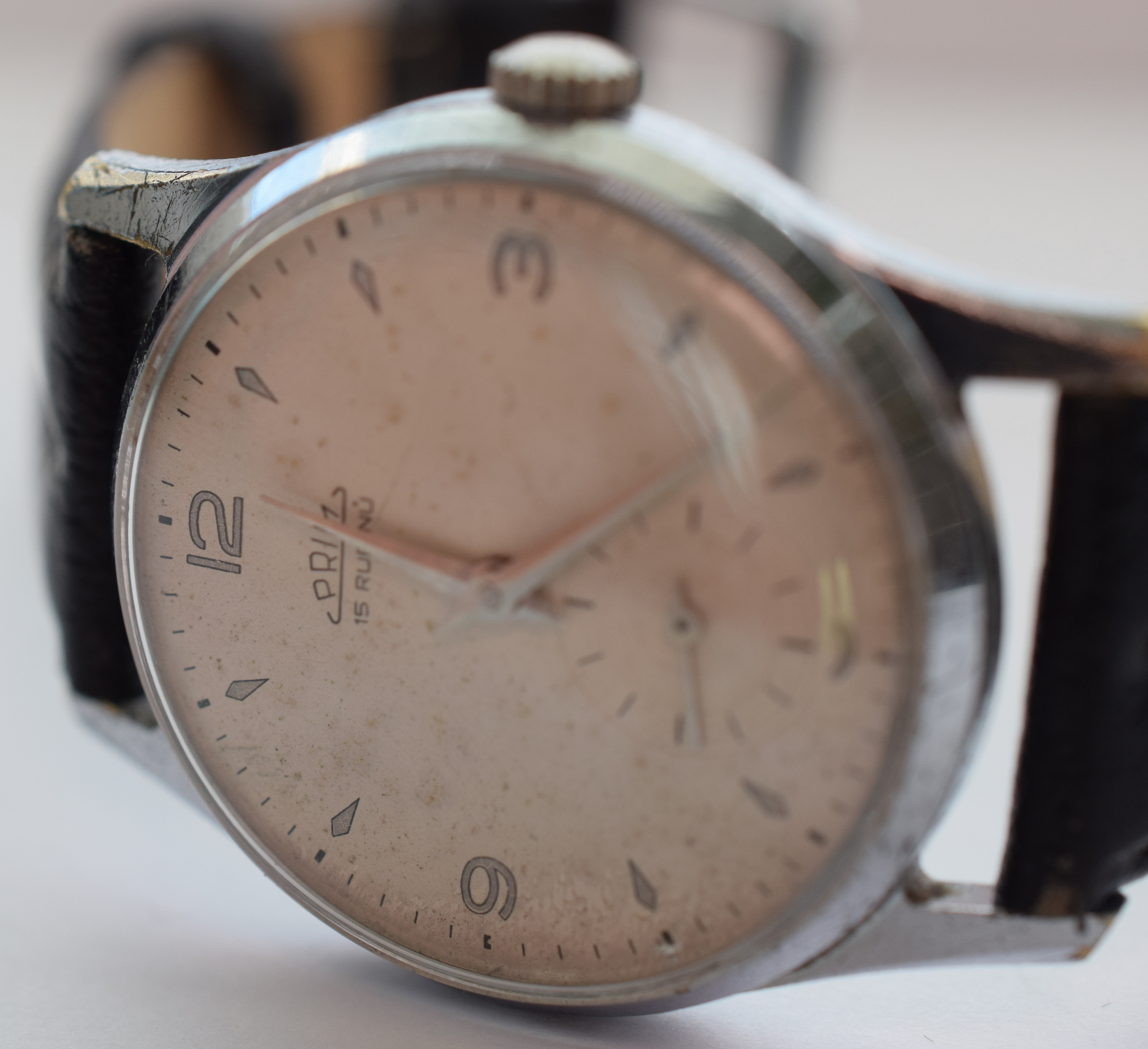 Early Czechoslovakian Prim Watch £10 START & NO RESERVE! - Bild 4 aus 5