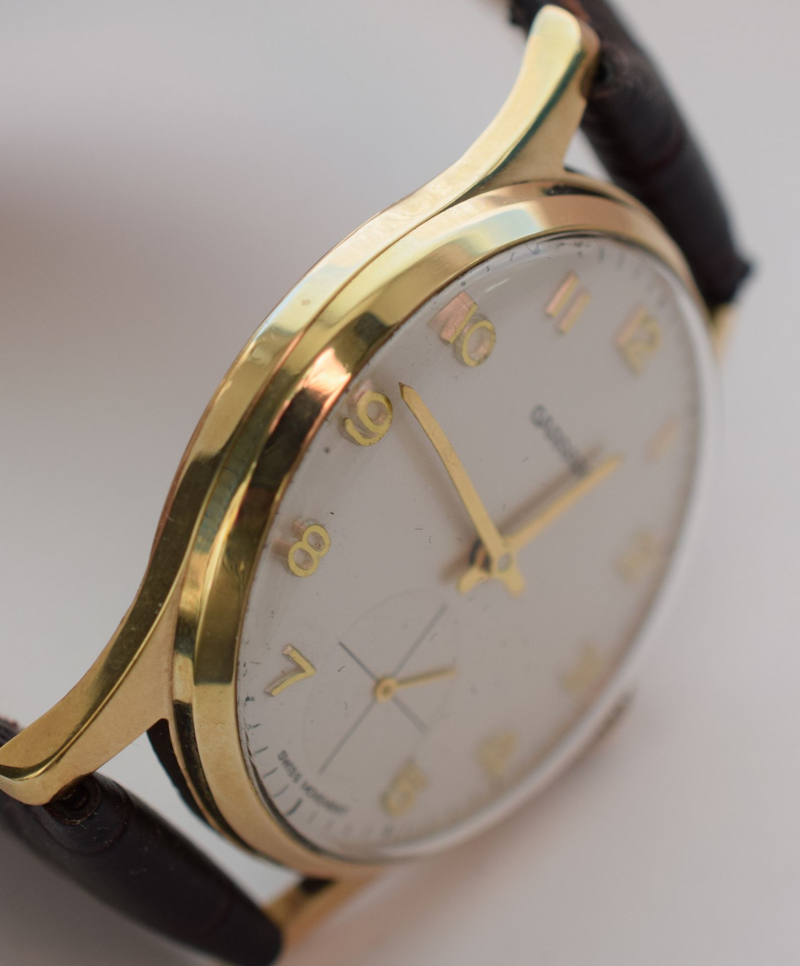9ct Solid Gold Garrard Gentleman's Manual Wind Watch - Image 7 of 7