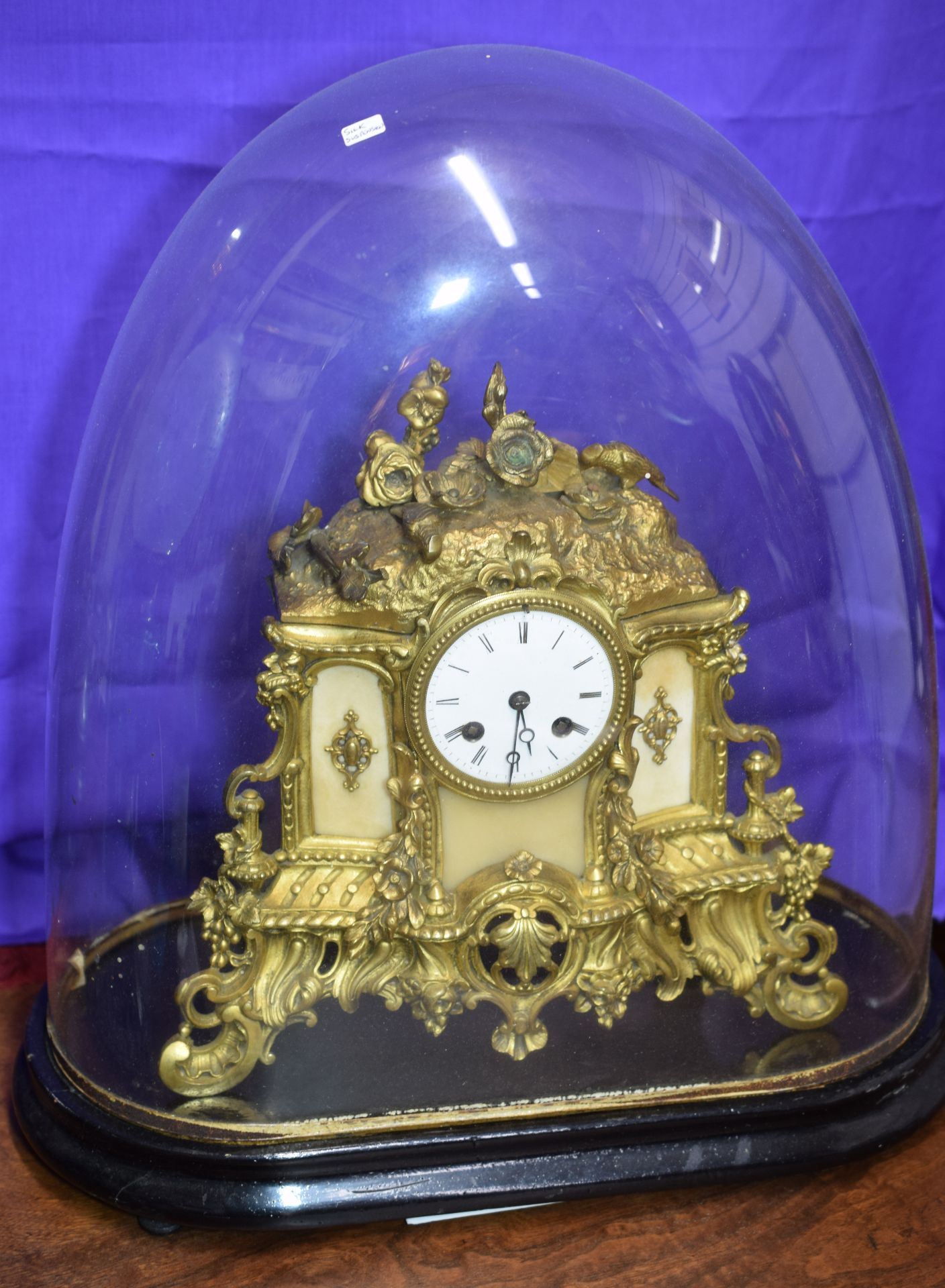 Large Victorian French Domed Clock c1840s