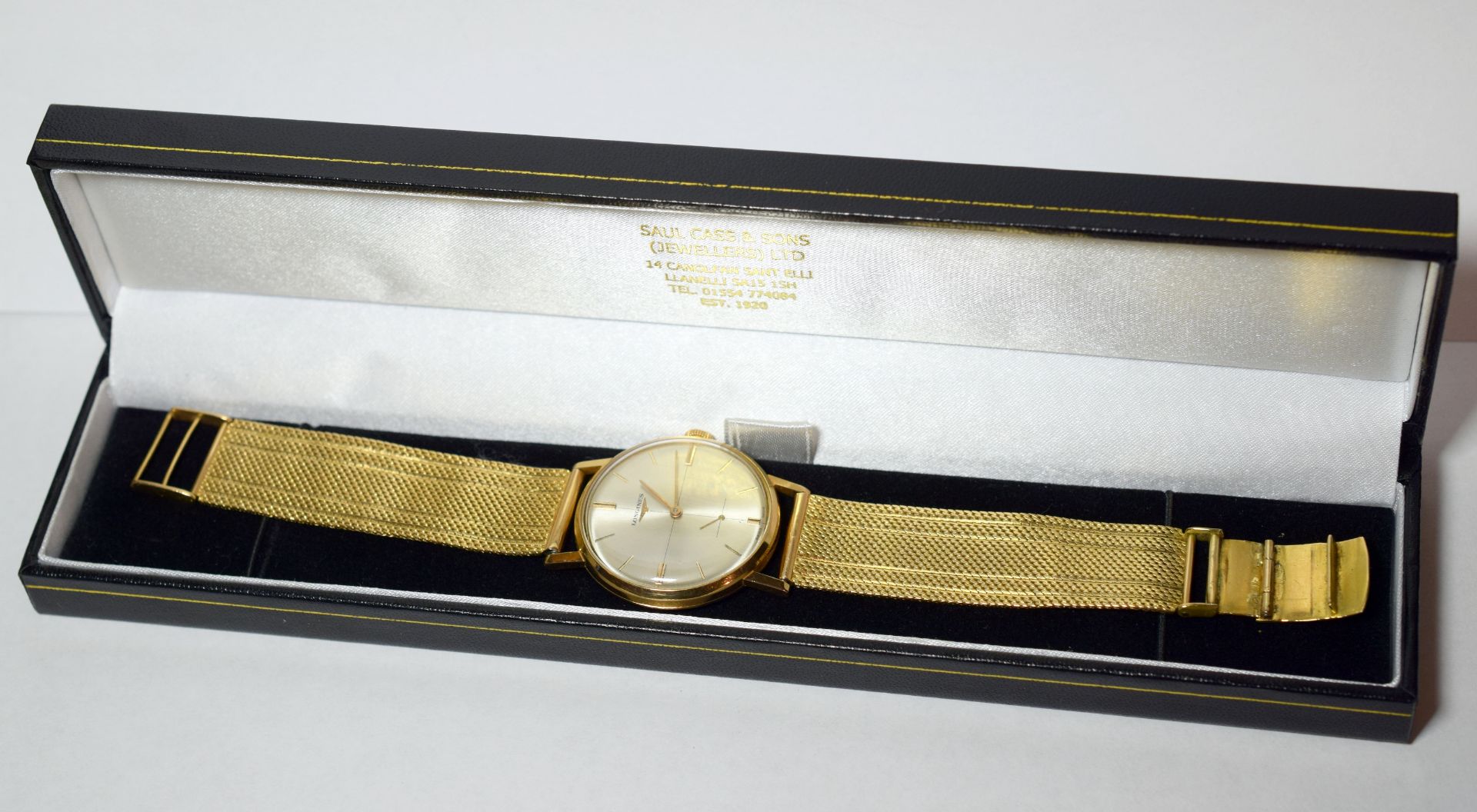 18ct Solid Gold Longines Gentleman's Watch On 18ct Gold Bracelet - Image 7 of 7