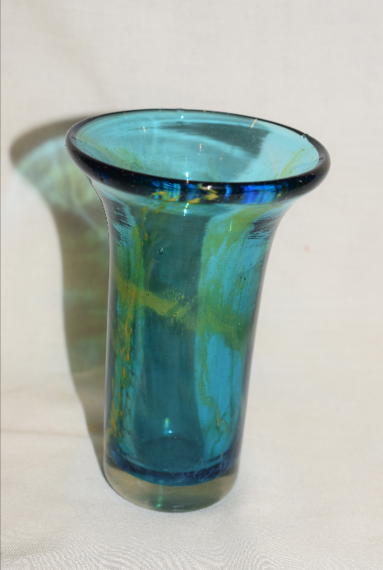 Mdina Phoenician Glass Posy Vase Signed NO RESERVE
