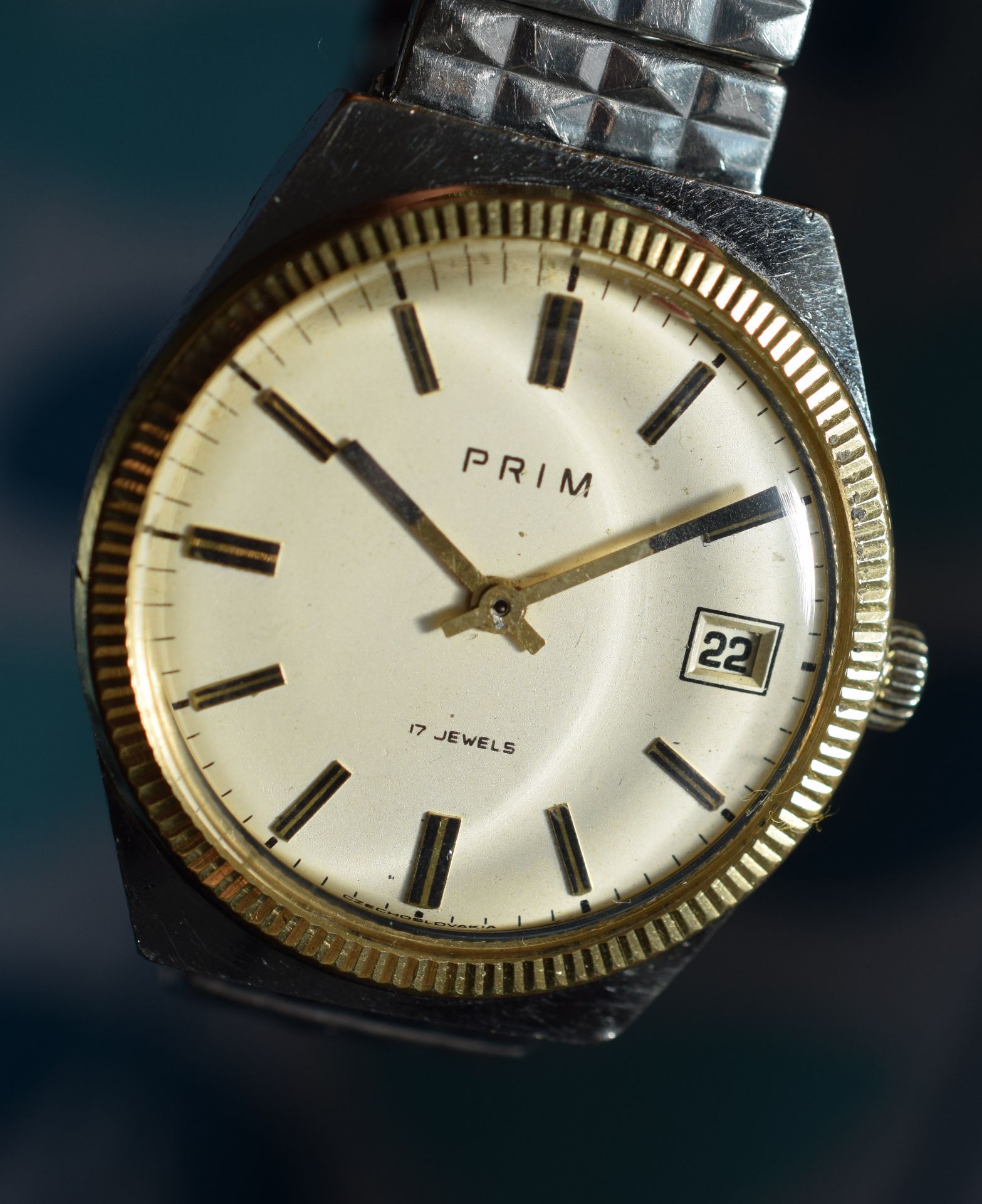 Early Czechoslovakian Prim Watch With Gold Style Bezel £10 START & NO RESERVE! - Image 4 of 4