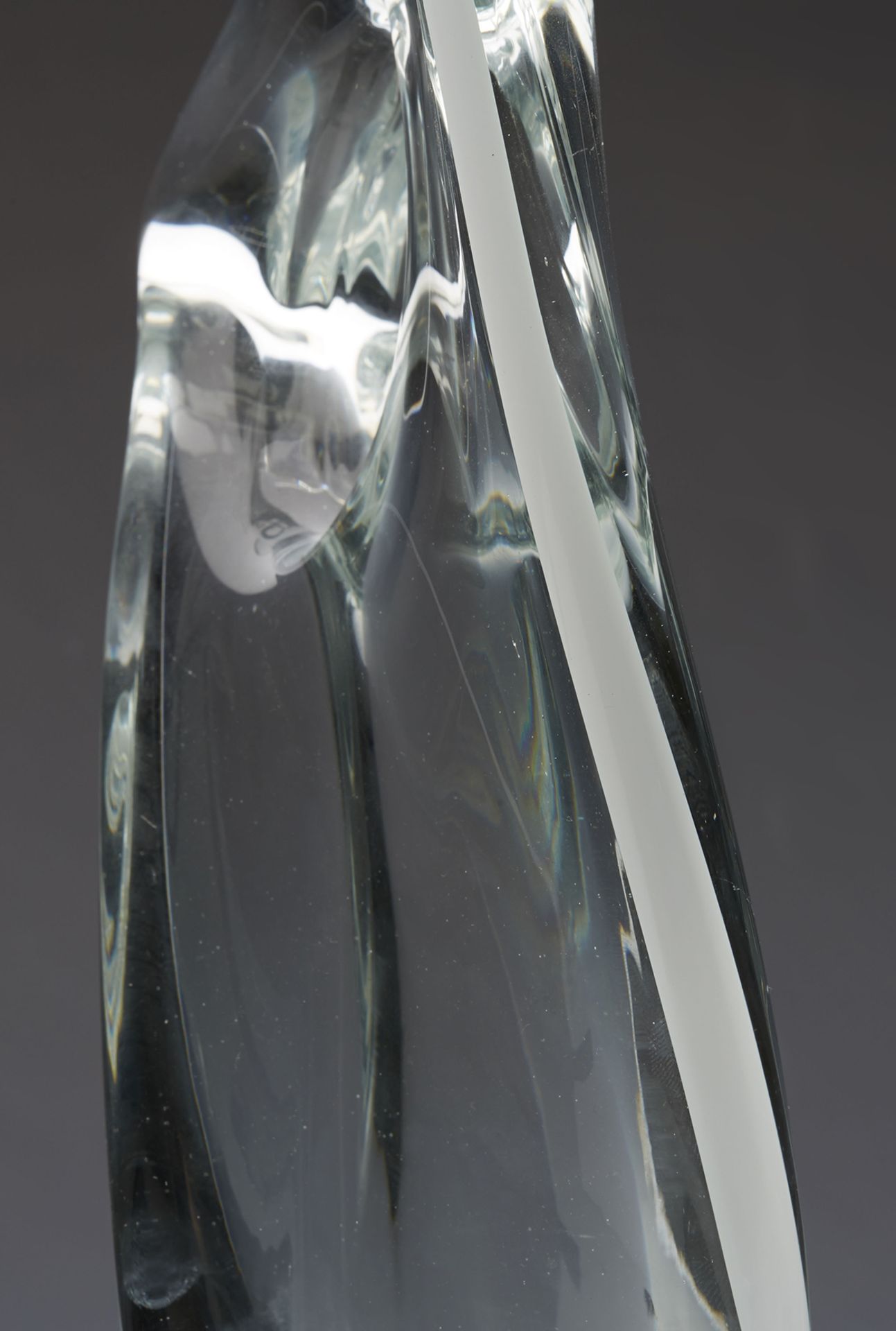VINTAGE ITALIAN ART GLASS FIGURAL SCULPTURE ALFREDO ROSSI 20TH C. - Image 6 of 7