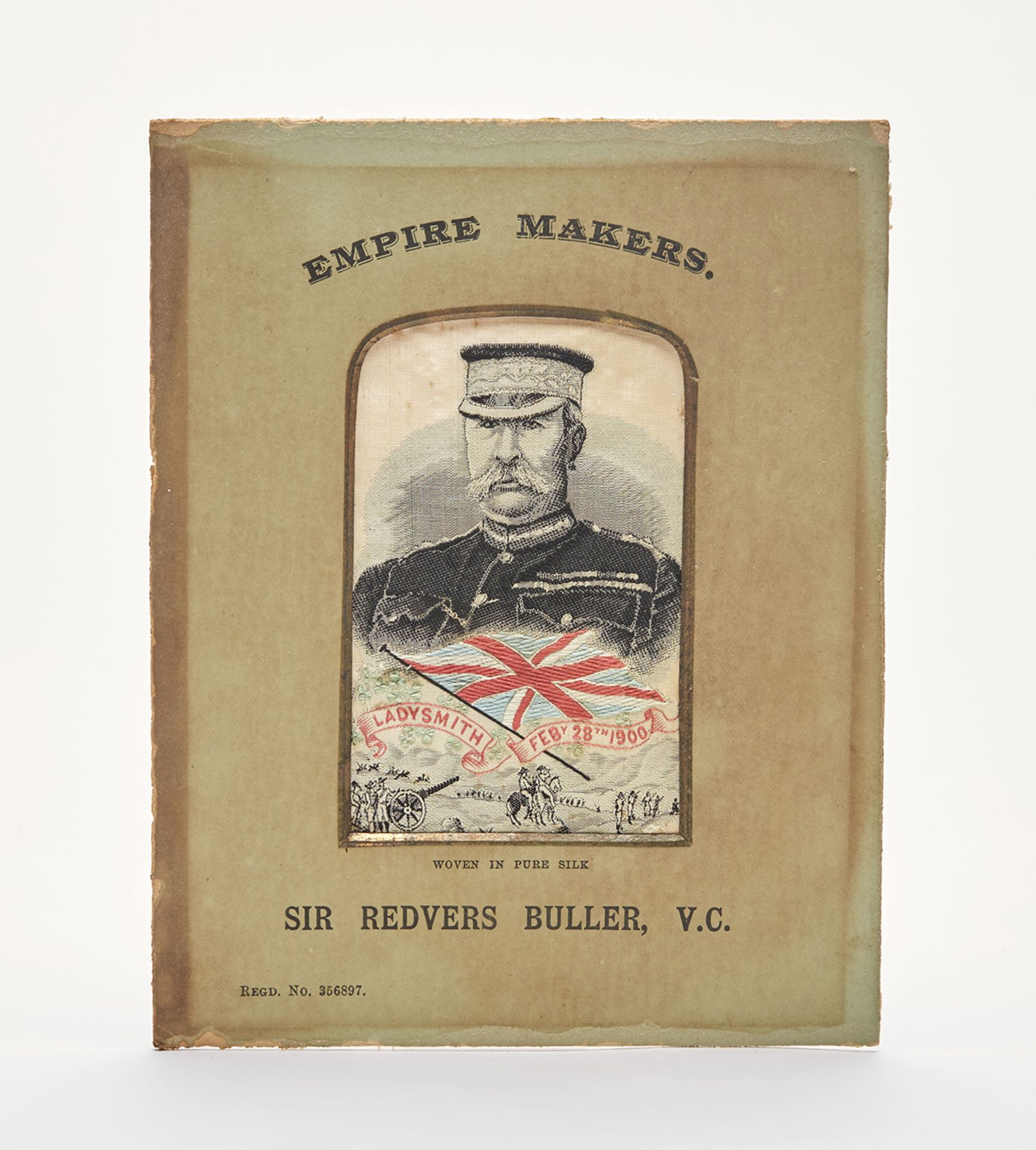SET FIVE BOER WAR BRITISH EMPIRE MAKERS WOVEN SILKS c.1900 - Image 8 of 12