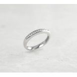 Platinum Half Eternity 0.30ct Diamond Ring